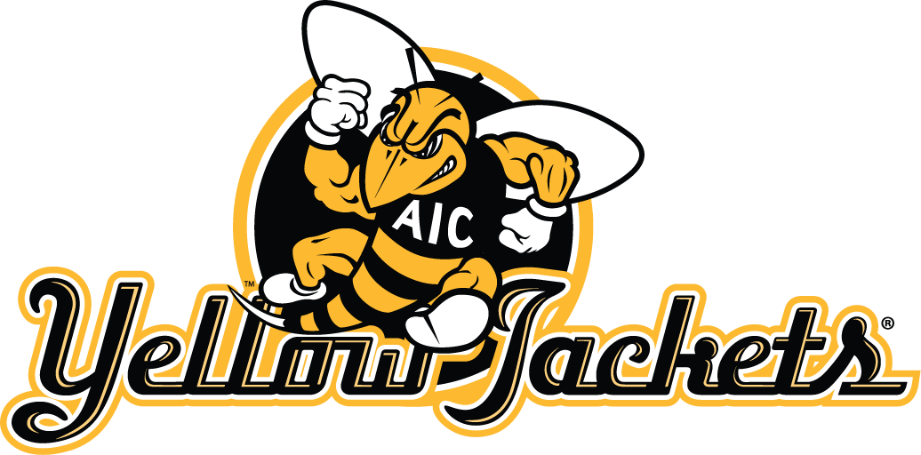 AIC Yellow Jackets 2009-Pres Alternate Logo 05 vinyl decal